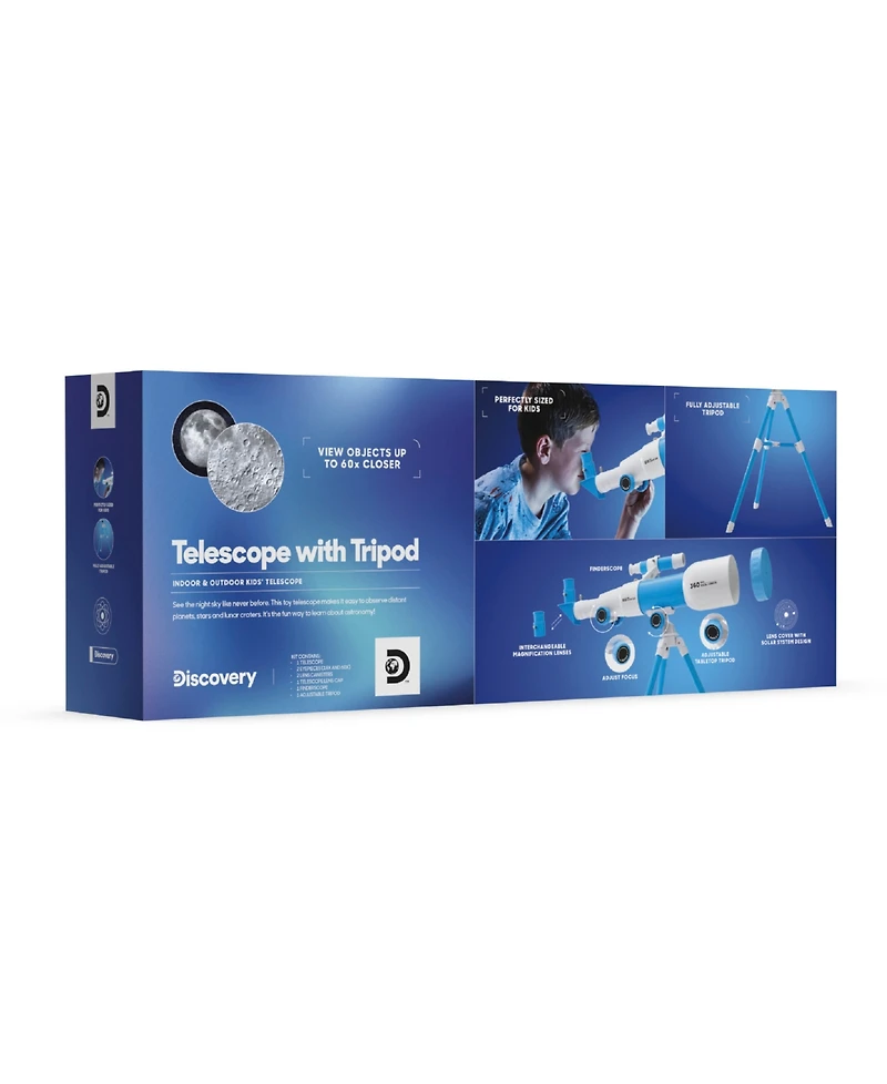 Discovery Kids Toy Telescope with Tripod
