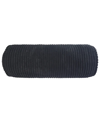 Edie@Home Bowery Corduroy Neckroll Decorative Pillow, 7" x 18"