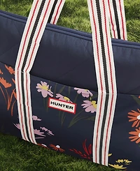 Hunter Designer Outdoor Blanket with Easy Carry Handles Tote Bag, 60" x 72"