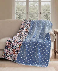 Hunter Designer Reversible Plush Throws, 50" x 70"