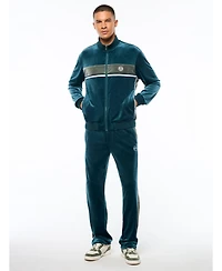 Sergio Tacchini Men's Forato Velour Track Jacket