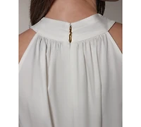 Donna Karan New York Women's Halter Neck Midi Dress