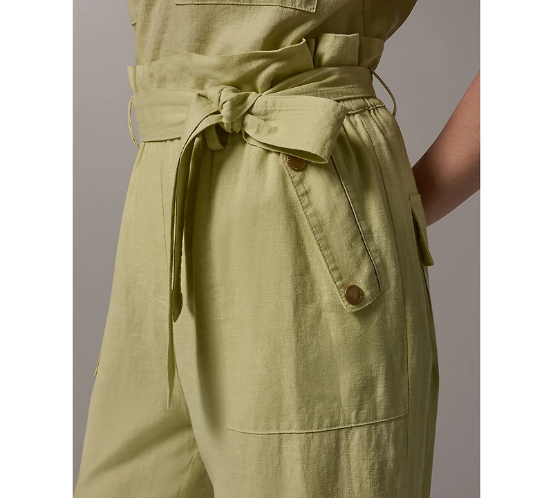 Donna Karan New York Women's Belted Wide Cuff Pants