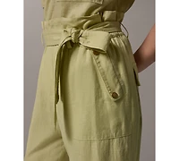 Donna Karan New York Women's Belted Wide Cuff Pants