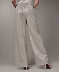 Donna Karan New York Women's Pinstripe Mid Rise Pants