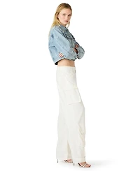 Bb Dakota Women's Low-Rise Baggy-Fit Pants
