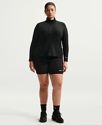 Nike Plus Chill Knit Quarter-Zip Long-Sleeve Top