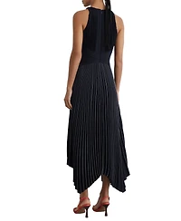 Reiss Women's Pleated Sleeveless Midi Dress