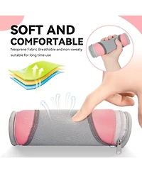 Sportneer Hand Weights for Women Set of 6 with 1 2 3 lb Pair Soft Dumbbells Hand Strap for Home Workout Running Physical Therapy Aerobics