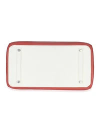 Pre-Owned HERMES Sanguine White Clemence Verso Birkin 35 Phw