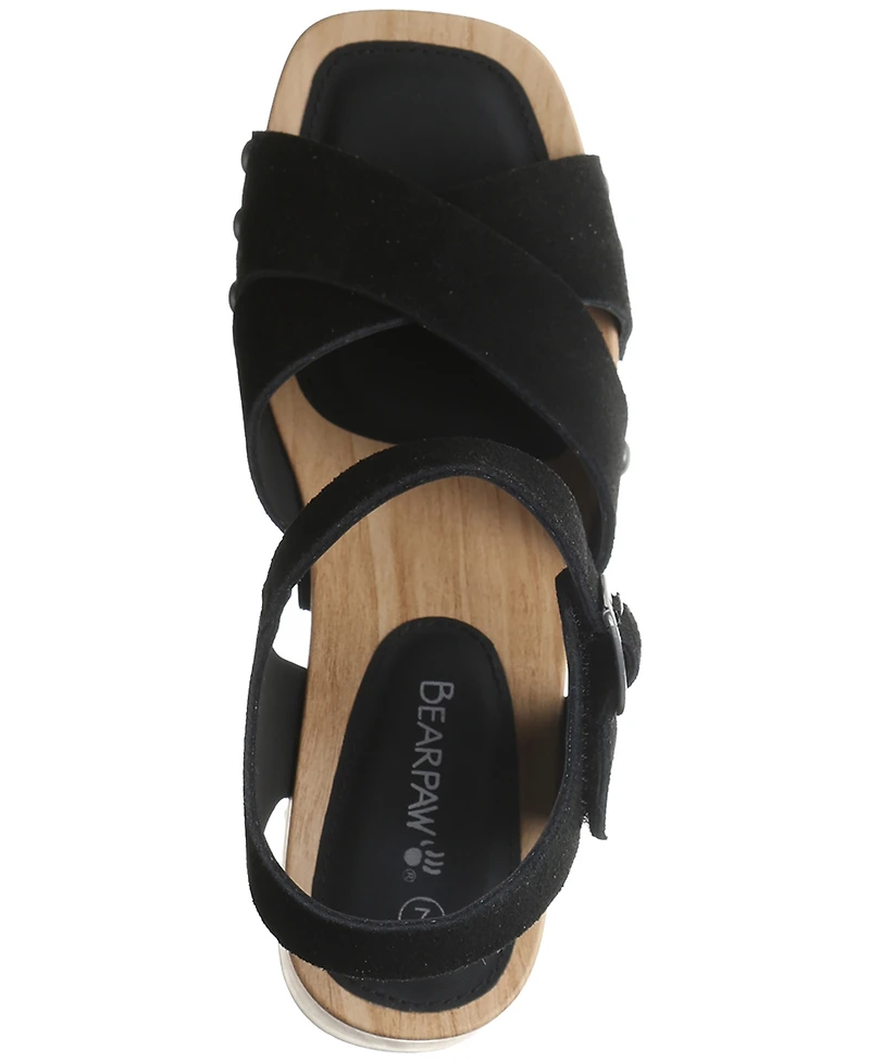 Bearpaw Women's Colette Platform Wedge Sandals