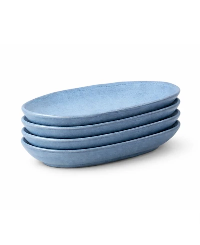 Porto Brasil Stoneware Large Deep Oval Platters, Set of 4