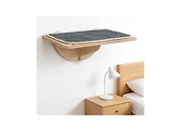 Zeus & Ruta Cat Window Perch with Strong Suction Cups Removable Felt Indoor Hammock Bed