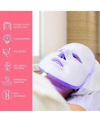 Pursonic 7-in-1 Led Light Therapy Face Mask, Sculpting Wand, and Led Light Therapy Panel