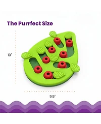 Aronkl Interactive Cat Puzzle Feeder Slow Eating Durable Easy Clean Enrichment Toy for Indoor Cats