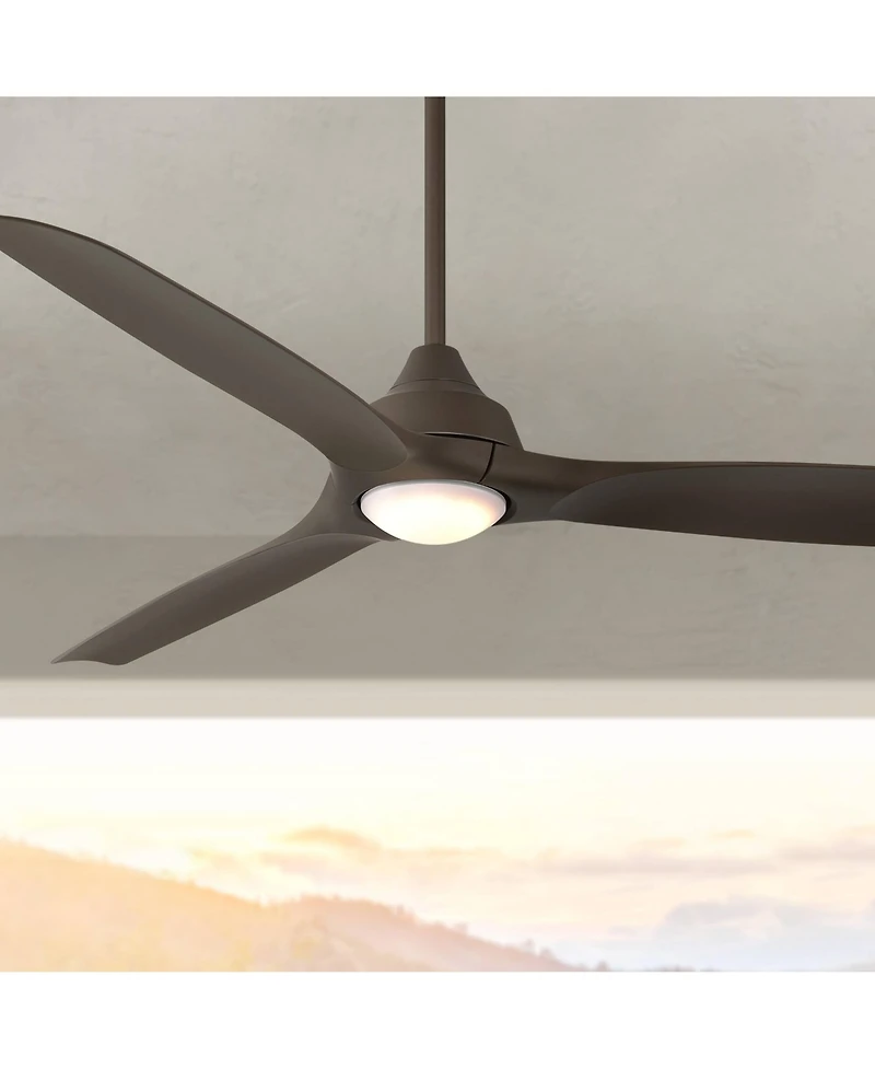 Casa Vieja Hermosa Wind Led Damp Ceiling Fan