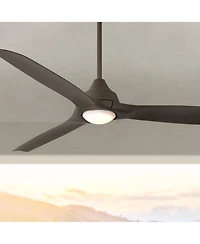 Casa Vieja Hermosa Wind Led Damp Ceiling Fan