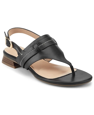 Rockport Women's Ofera Low Block Heel Thong Slingback Sandals