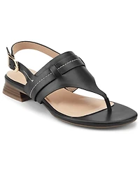 Rockport Women's Ofera Low Block Heel Thong Slingback Sandals