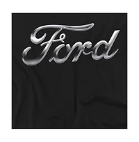 Logovision Men's Ford Chrome Logo T-Shirt