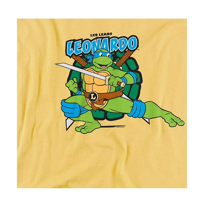 Logovision Men's Tmnt Leonardo Leads T-Shirt