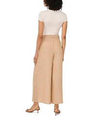 Vince Camuto Women's Smocked Wide-Leg Pull-On Pants