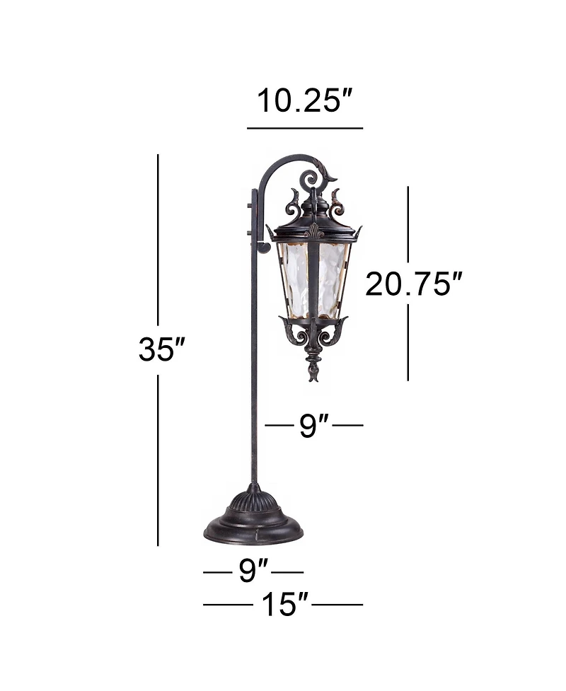 John Timberland Casa Marseille 35" High Traditional 6-Piece Outdoor Landscape Path Light Kit Porch Led Bulb Finish