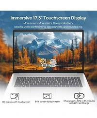 Hp Essential 17.3" Traditional Laptop Intel Core Ultra 5 16GB Ram Intel Graphics 1TB Ssd Storage Windows 11 Home 60Hz - Silver
