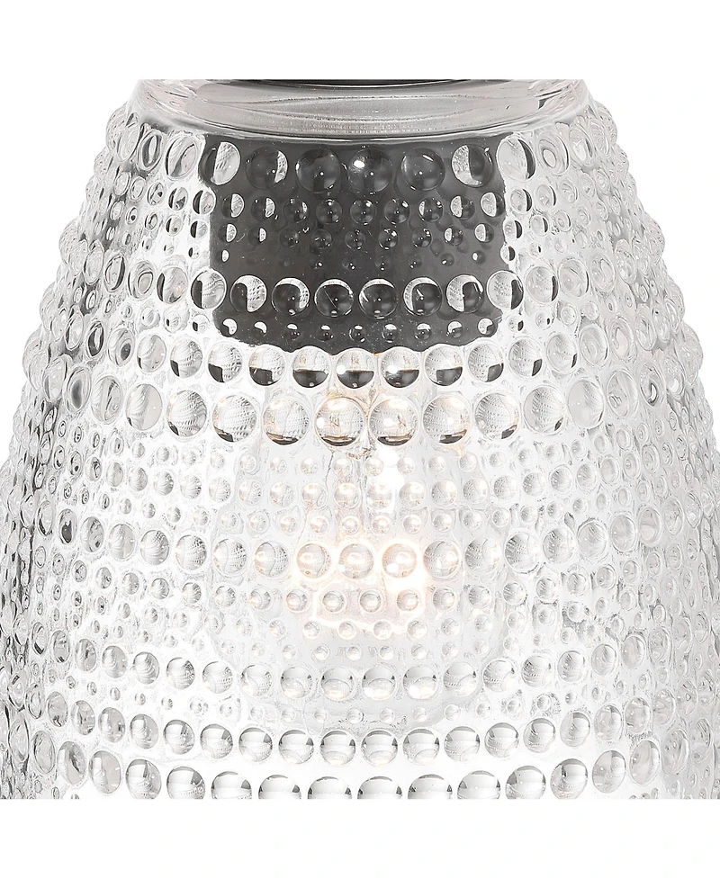 Possini Euro Design Possini Euro Sabrina 5 3/4"W Black Vintage Glass Mini Pendant Light