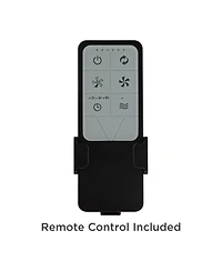 Casa Vieja 52" Zebec Hugger Ceiling Fan with Remote Control