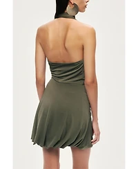 Nocturne Women's Draped Halter Mini Dress