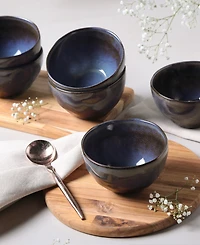 Porto Brasil Stoneware Soup Bowls, Set of 6