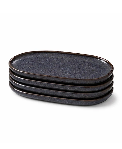 Porto Brasil Medium Shallow 9" Oval Platters, Set of 4