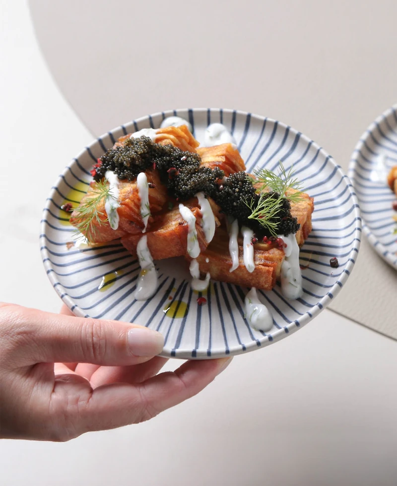 Porto Brasil Elemento Stoneware Bread Plates, Set of 6