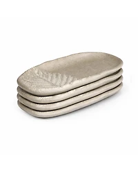 Porto Brasil Seiva Stoneware Shallow Oval Platters, Set of 4