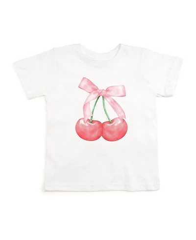 Sweet Wink Big Girls Cherry Cute Short Sleeve T-Shirt