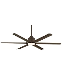 Casa Vieja 65" Ultra Breeze Bronze Led Ceiling Fan with 36" Rod