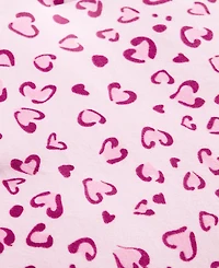 Juicy Couture Plush Reversible Leopard Hearts 4-Pc. Comforter Set, King