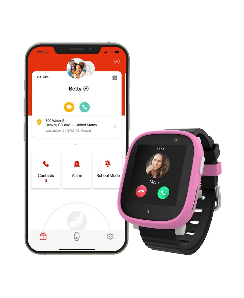 Xplora - Kids X6Play (Gps + Cellular) Smart Watch 42mm Calls, Messages, Sos, Gps Tracker, Camera, Step Counter, Sim Card
