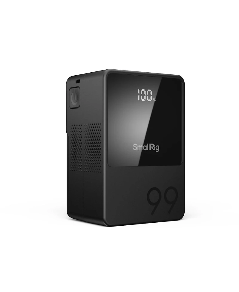 SmallRig 3202 V-Mount Battery Adapter Plate with Crab-Shaped Clamp, Bundle with VB99 99Wh 6800mAh Mini V-Mount Li-Ion Battery