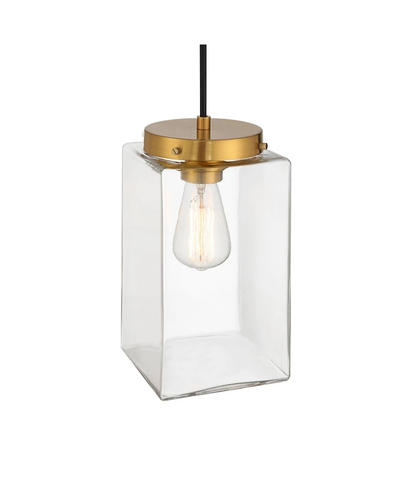 Possini Euro Design Lausanne 6"W Burnished Modern Mini Pendant Light
