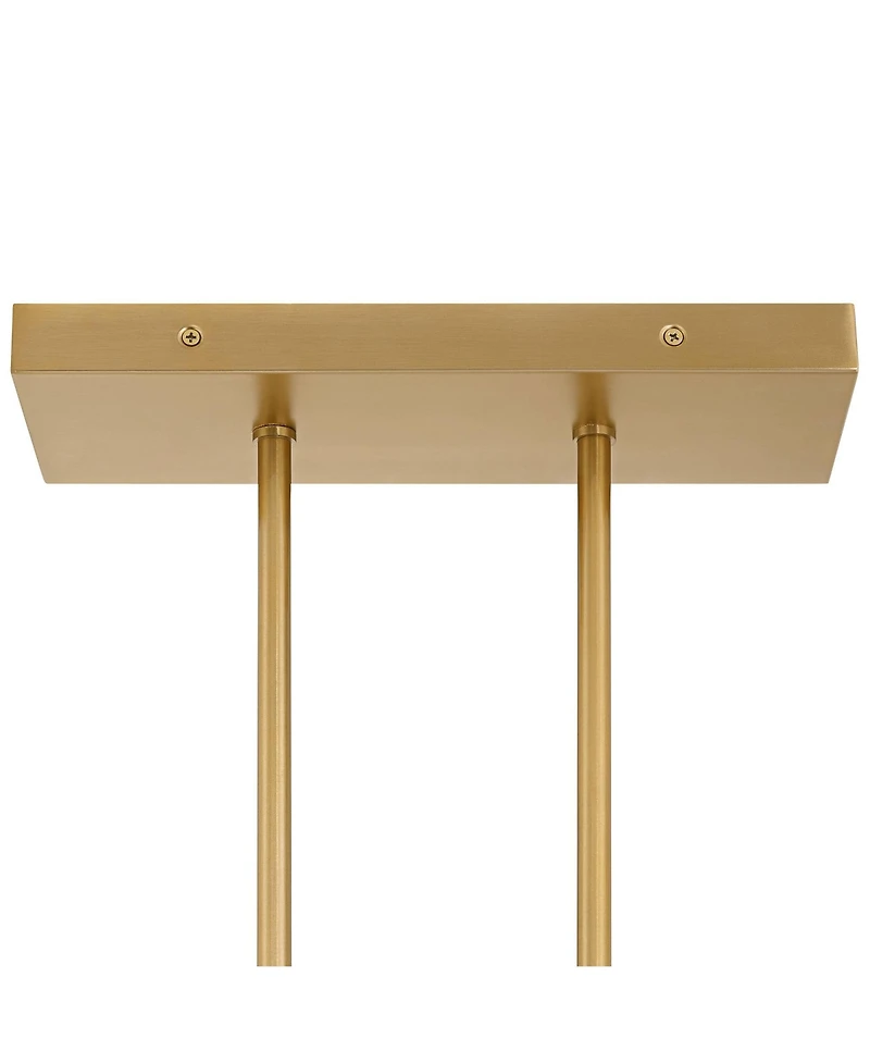 Possini Euro Design Possini Euro Villani 38 1/2"W Soft Linear 5-Light Led Chandelier