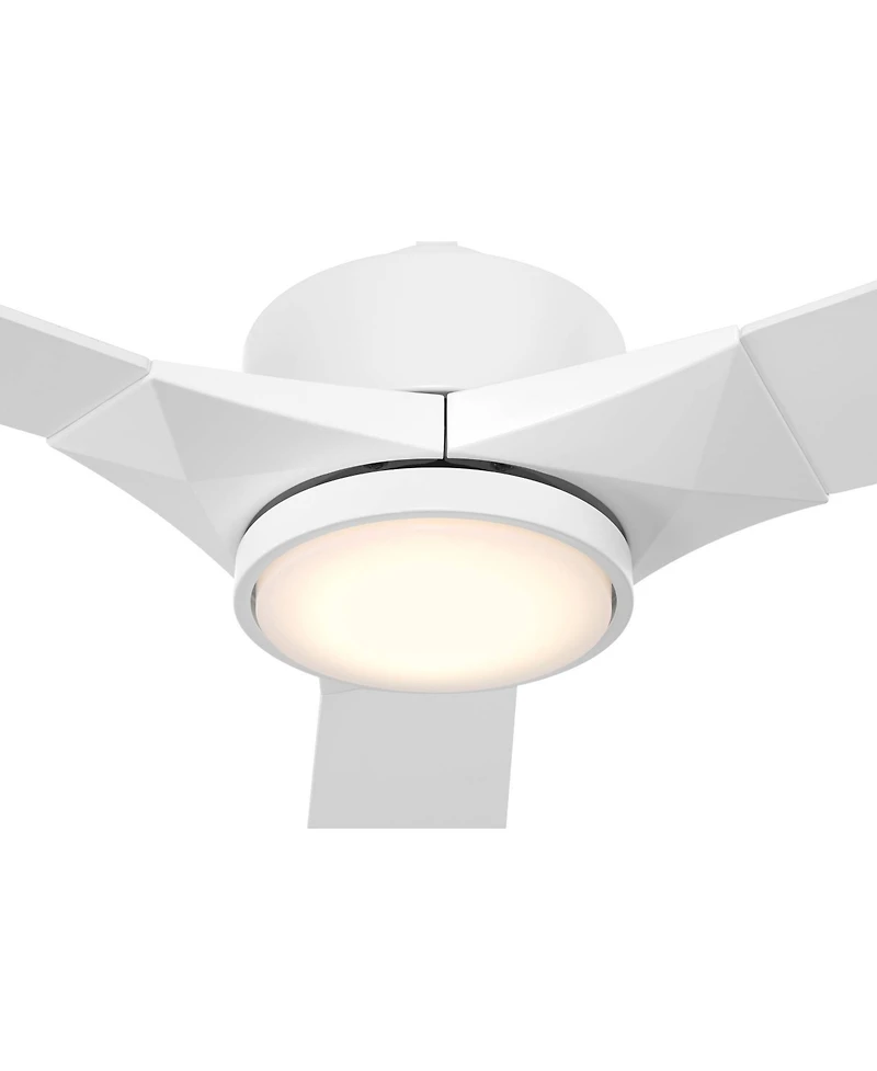 Casa Vieja 56" Kali Matte Led Damp Ceiling Fan with Remote
