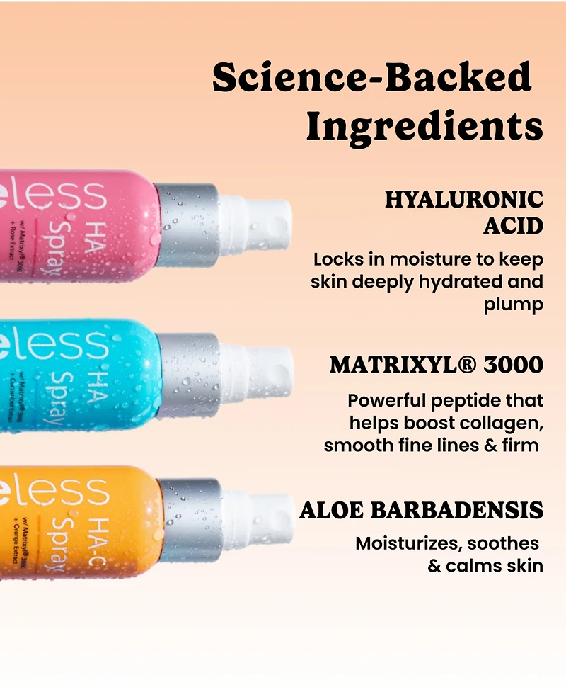 Timeless Skin Care Mini Hydrating Peptide Spray Summer Set