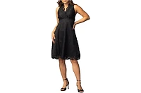 Kiyonna Women's Pin Up Boudoir Sleeveless Lace Cocktail Dress