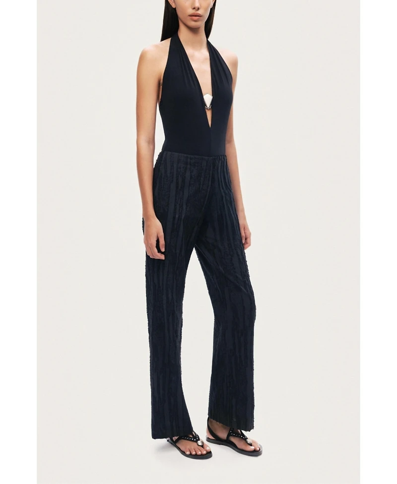 Nocturne Women's Halter Deep V Blouse