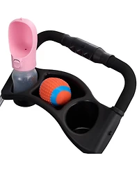 Zeus and Ruta Foldable 3 Wheels Cat Stroller with Brake Up To 35lbs Travel Camp