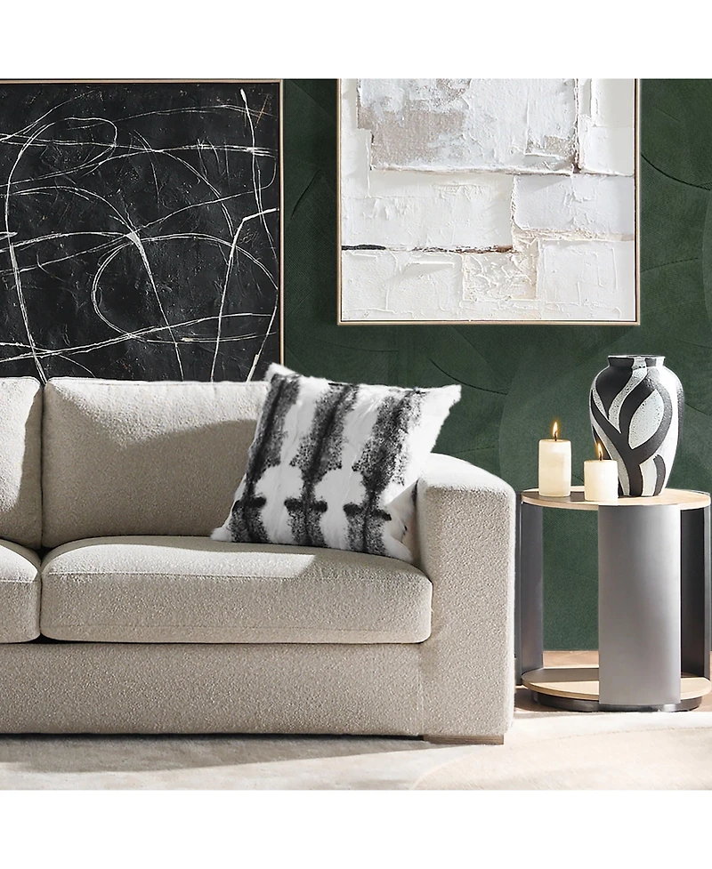 Z Gallerie Nord Fur Pillow