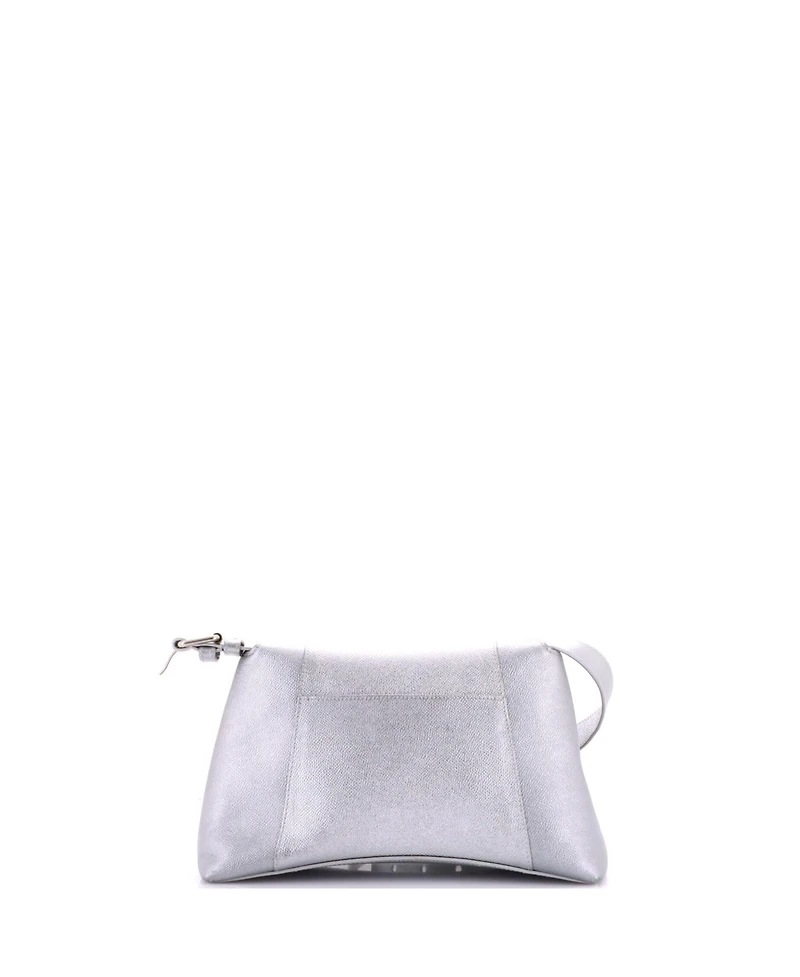 Pre-Owned Balenciaga Small Downtown Soft Hourglass Shoulder Bag Leather