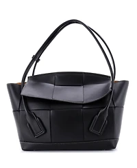 Pre-Owned Bottega Veneta Large Arco Bag Maxi Intrecciato Leather